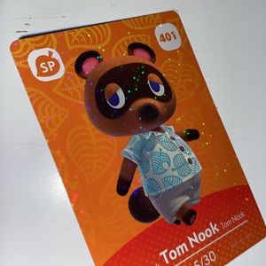 SPECIAL Tom Nook animal crossing new horizons amiibo card